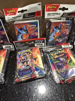 Pokemon Phantasmal Flames Booster Pack with Mini Portfolio Lotx10 Factory Sealed - Image 4