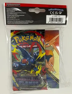 4X Pokemon Mega Evolution Phantasmal Flames Booster Pack Mini Portfolio Lot of 4 - Image 5