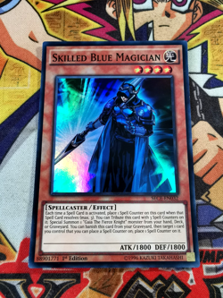 Skilled Blue Magician sece-en032 1st Edition (NM/NM+) Super Rare Yu-Gi-Oh! - Image 1
