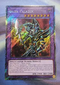 Dark Paladin (Platinum Secret Rare) RA03-EN126 1st Ed Yugioh Quarter Century Bon - Image 1