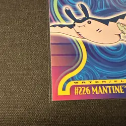 Mantine # 226 Pokemon Card Topps Johto 2001 Rare Card - Image 4