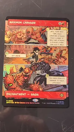 MTG Maximum Carnage SHOWCASE FOIL - NM - Marvel's Spider-Man SPM - Image 1