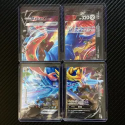 Zacian V-UNION (Set of 4) SWSH163-66: Sword & Shield Promo Cards Holo NM TCG - Image 1
