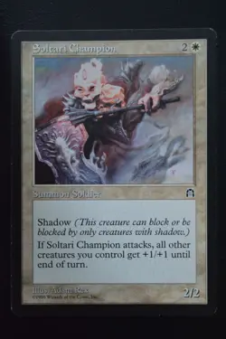 Magic The Gathering MTG SOLTARI CHAMPION Stronghold LP Lightly Played - Image 1