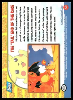Pokemon Cards The "Tail" End Of The Race #50 Topps LP *1 - Image 2