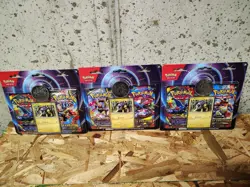 Pokemon TCG Raikou 2-Pack Blister Lot of 3 Sealed Promo Coin Cards New - Image 1