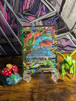 Pokemon Red & Blue Coll. 🌺 Venusaur EX Black Star Promo Full Art Holo #XY123 🍀 - Image 1