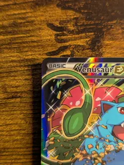 Pokemon Red & Blue Coll. 🌺 Venusaur EX Black Star Promo Full Art Holo #XY123 🍀 - Image 3