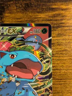 Pokemon Red & Blue Coll. 🌺 Venusaur EX Black Star Promo Full Art Holo #XY123 🍀 - Image 4