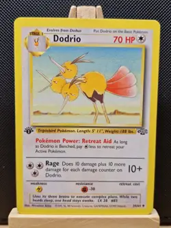 Pokemon TCG 1999 WOTC 1st Edition Jungle Dodrio 34/64 - Near Mint - Image 1