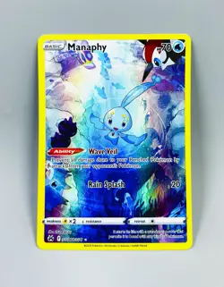 Pokemon Manaphy GG06/GG70 Crown Zenith Galarian Gallery Ultra Rare Holo - Image 1