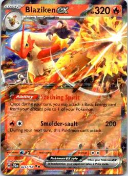 Blaziken ex 024/159 Double Rare Journey Together Pokemon Holo Near Mint - Image 1