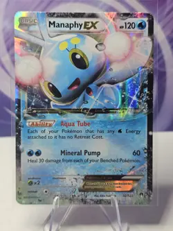 Manaphy EX 32/122 Breakpoint Holo Rare Pokemon TCG LP - Image 1