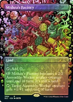 MTG - Mishra's Factory - Borderless Foil - Secret Lair - Magic the Gathering - Image 1