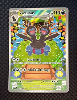 Pokemon TCG - Zweilous 147/086 - White Flare Illustration Rare - Near Mint - Image 1