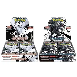 Pokemon Japanese Black Bolt& White Flare Booster Box Set w/Shrink SV11W+SV11B US - Image 2