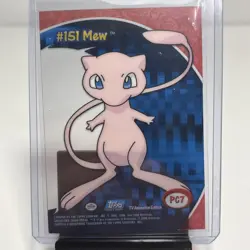 Mew #PC7 Pokemon 2000 Topps TV Clear - Image 2