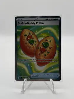 2025 Pokemon Mega Evolution Buddy-Buddy Poffin Ultra Rare #167/132 - Image 1