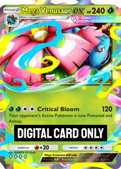 Mega Venusaur EX – 4-Dia Rare – Pokemon TCG Pocket – Crimson Blaze (Trading) - Image 1