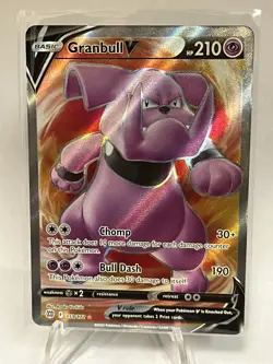 Granbull V - 159/172 Brilliant Stars Full Art Pokemon TCG NM - Image 1