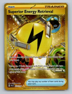 Pokemon SV02: Paldea Evolved #277/193 Superior Energy Retrieval - Image 1