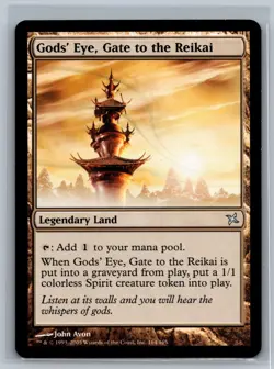 Magic MTG Betrayers of Kamigawa Gods' Eye, Gate to the Reikai #164/165 TCG CCG - Image 1
