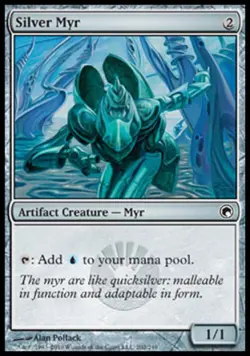 Silver Myr - Light Play MTG Scars of Mirrodin - Image 1