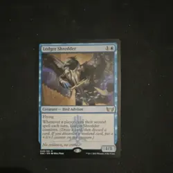 Ledger Shredder Streets of New Capenna Rare Blue Creature Bird Advisor - Image 1