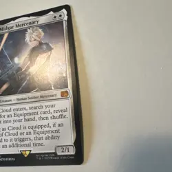 Cloud Midgar Mercenary 0010 Final Fantasy FF MTG Magic The Gathering Card NM - Image 2