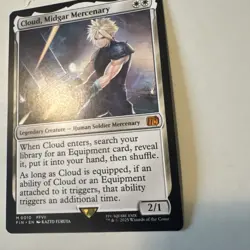 Cloud Midgar Mercenary 0010 Final Fantasy FF MTG Magic The Gathering Card NM - Image 3