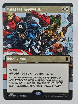 MTG Marvel Super Heroes MSH 297 Avengers Assemble! (Borderless) - Image 1
