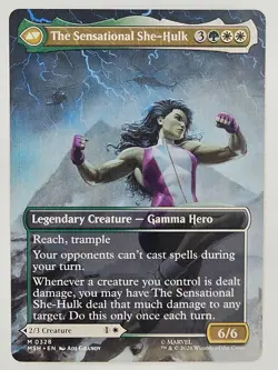 MTG Marvel Super Heroes MSH 328 Jennifer Walters (Borderless) - Image 2