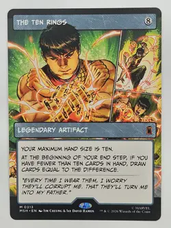 MTG Marvel Super Heroes MSH 313 The Ten Rings (Borderless) - Image 1