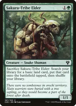 MTG Sakura-Tribe Elder - 187 / English / Near Mint - Image 1