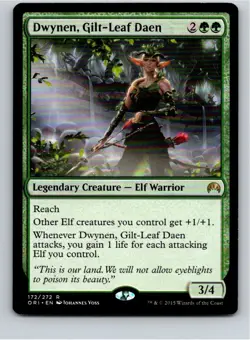 Magic the Gathering Dwynen, Gilt-Leaf Daen Magic Origins MTG Free Shipping! - Image 1