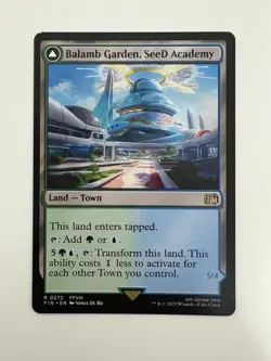 Balamb Garden SeeD Academy / Airborne MTG Magic Gathering Card LP Lightly FIN - Image 1