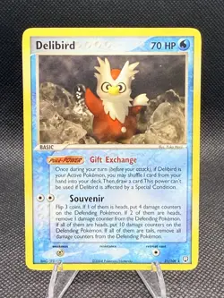 Pokemon Delibird Team Rocket Returns 21/109 Regular Non Holo Rare - Image 1
