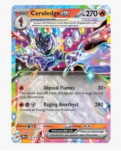 Pokemon Ceruledge ex 036/191 Surging Sparks Double Rare NM - Image 1