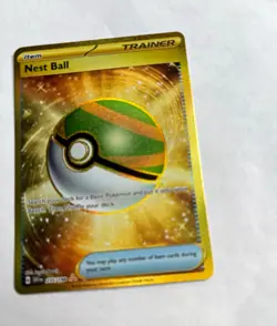 Pokemon TCG Nest Ball 255/198 SV01 Scarlet & Violet Hyper Rare Full Art Holo - Image 1