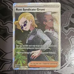 Rust Syndicate Grunt 112/084 - Full Art Rare - Pokemon TCG - Pitch Black - Image 1