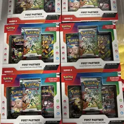 Lot Of 6 Pokemon First Partner Illustration Collection Series 2 New Sealed - Image 3