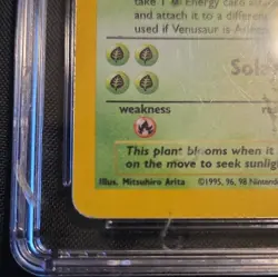 Venusaur 15/102 Holo - Base Set Unlimited 1999 - CGC 4 VG/EX - Vintage Pokemon - Image 4
