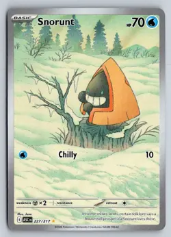 SNORUNT 227/217 ASCENDED HEROES POKEMON HOLO NM - Image 1