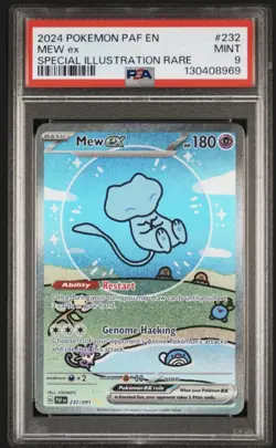 Pokemon PSA 9 Bubble Mew ex 232/091 Paldean Fates Special Illustration - Image 2