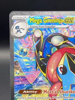 Mega Greninja Ex #116/086 Pokemon Chaos Rising SIR NM Super Clean - Image 3