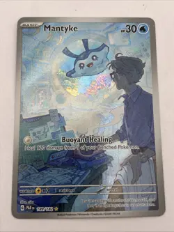 Mantyke 189/182 Sv04: Paradox Rift Holo-NM- Pokemon TCG - Image 1