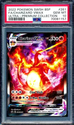 Charizard VMAX 2022 Pokemon Ultra Premium Collection BSP #261 Full Art PSA 10 - Image 1