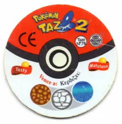 #44 GLOOM TAZO Nº78 POKEMON TAZOS 2 COLECCION 2000 MATUTANO / TASTY - Image 2
