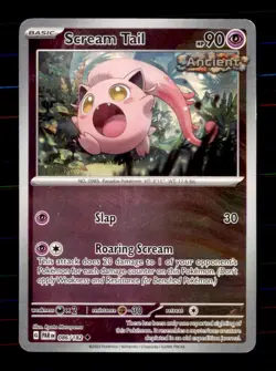 Scream Tail 086/182 Uncommon Paradox Rift Pokemon Reverse Holo Near Mint - Image 1