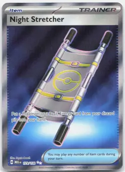 Night Stretcher 173/132 Ultra Rare Mega Evolution Pokemon Holo Near Mint - Image 1